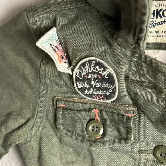 Girls OshKosh B’gosh Green Jacket - Picture 3 of 6